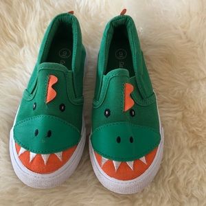 Cat & jack dinosaur slip on sneakers